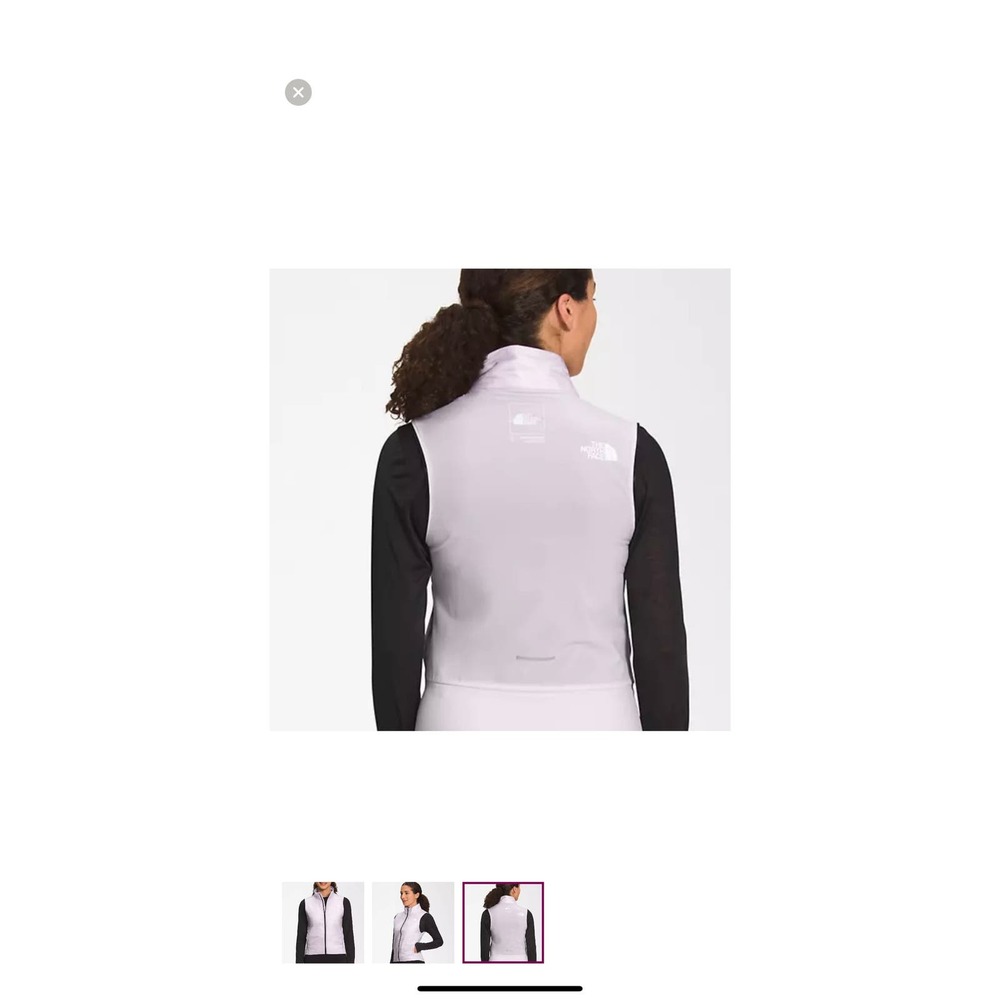 The North Face Vest Womens XL Winter Warn Insulated Lightweight Lavender Fog New - Picture 6 of 9